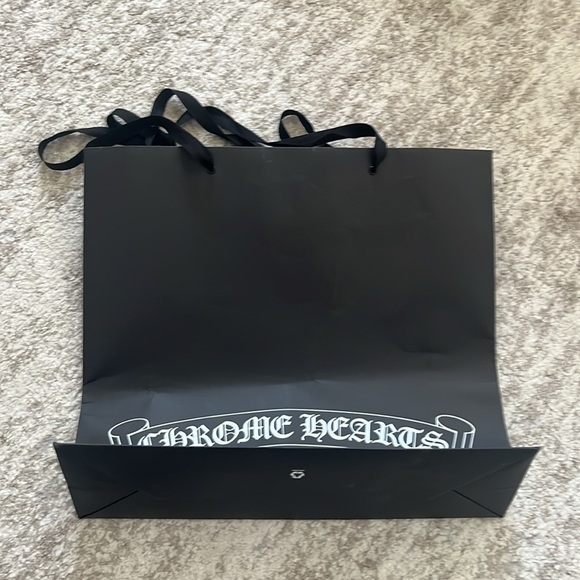 Large Chrome Hearts Black Shopping Bag used ones - Picture 2 of 3